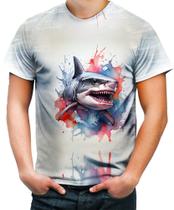 Camiseta Desgaste Tubarão Shark Rei dos Mares 9