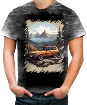 Camiseta Desgaste Viagem na Floresta Retrô 8