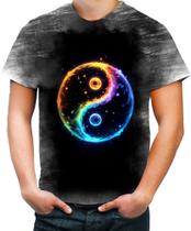 Camiseta Desgaste Yin Yang Simbolo Taoísmo Dualidade 3