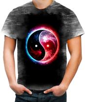 Camiseta Desgaste Yin Yang Simbolo Taoísmo Dualidade 7