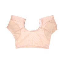 Camiseta Desodorante Feminina Ultrafina Reutilizável Lavável Com Almofada Transparente De Malha Para