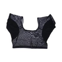 Camiseta Desodorante Feminina Ultrafina Reutilizável Lavável Com Almofada Transparente De Malha Para