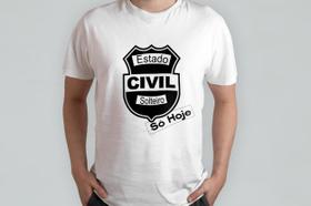 Camiseta Despedida de Solteiro Estado Civil