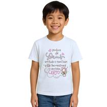 Camiseta Deus Mostrará o Caminho Estampa Personalizada Camiseta Deus Mostrará o Caminho Estampa Personalizada