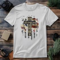 Camiseta Deus não me trouxe