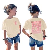 Camiseta Deyaidy Cute Preppy para meninas Camisetas engraçadas de 3 a 12 anos
