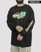 Camiseta DGK Manga Longa GT93 (Tamanho Extra) - Preta