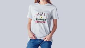 Camiseta Dia das Mães Mãe de Primeira Viagem