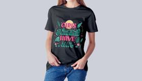 Camiseta Dia das Mulheres Garotas Só Querem Sol