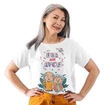 Camiseta Dia dos Avós Blusa Vovó T-Shirt Vovô Presente