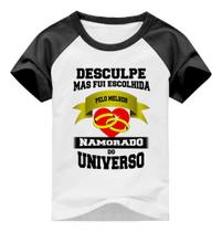 Camiseta Dia Dos Namorados - Escolhida Pelo Melhor Namorado - Culpa do Lag