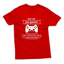 Camiseta Dia Dos Pais Estampa Pai Gamer 100% Algodão