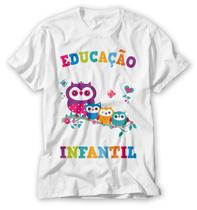 Camiseta dia dos professores educação infantil coruja nova