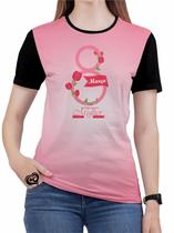 Camiseta Dia Internacional Da Mulher Maravilha Feminina Camiseta Dia Internacional Da Mulher Maravilha Feminina