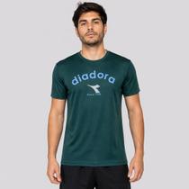 Camiseta Diadora Basic Logo Verde Petróleo