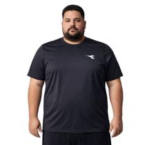 Camiseta Diadora Plus Size Esportiva Icon Preto - Masculino Tamanho:G3Cor:Preto