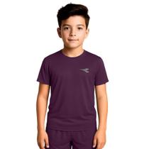Camiseta Diadora Small Logo Juvenil Menino - Bordô 10