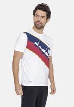 Camiseta Diadora Two Tone Stripe Off White