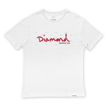 Camiseta Diamond Hardware SM23 Masculina Branco Camiseta Diamond Hardware SM23 Masculina Branco