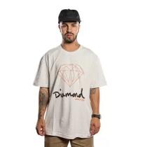 Camiseta Diamond I24dic01 Branco Branco