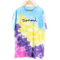Camiseta Diamond Og Script Tie Dye Masculina