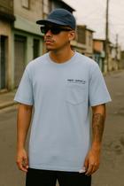 Camiseta Diamond Pocket Azul Claro