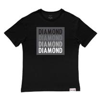 Camiseta Diamond Super Solid Tee Masculina Preto Camiseta Diamond Super Solid Tee Masculina Preto