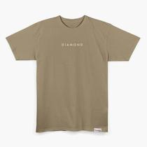 Camiseta diamond supply og script back tee sand