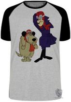 Camiseta Dick Vigarista Mutley rindo Blusa Plus Size extra grande adulto ou infantil