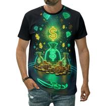 Camiseta Dinheiro Sucesso Riqueza Fortuna Poder Negócio