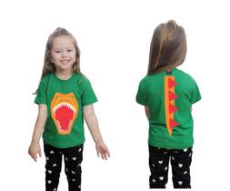 camiseta dinossauro infantil aniversario unissex várias cores 4 e 6 anos