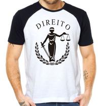 Camiseta direito advocacia balança da justiça formatura