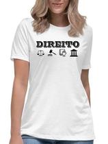 Camiseta direito curso advogado camisa faculdade