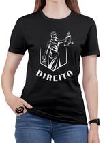 Camiseta Direito Feminina Faculdade Advogado Curso Blusa Camiseta Direito Feminina Faculdade Advogado Curso Blusa