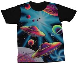 Camiseta Disco Voador Camisa Ufo Extraterrestre