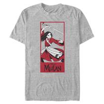 Camiseta Disney Big Mulan Bold Spirit para homens