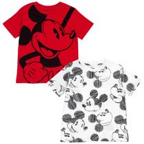 Camiseta Disney Mickey Mouse para meninos, marrom/branca 4T Camiseta Disney Mickey Mouse para meninos, marrom/branca 4T