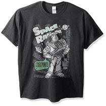 Camiseta Disney Toy Story Buzz Lightyear Star Power para homens Camiseta Disney Toy Story Buzz Lightyear Star Power para homens
