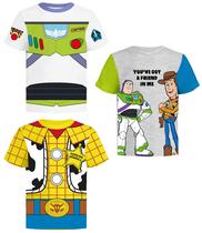 Camiseta Disney Toy Story Pixar Woody Buzz Lightyear 5T para crianças Camiseta Disney Toy Story Pixar Woody Buzz Lightyear 5T para crianças