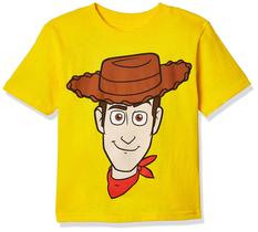 Camiseta Disney Woody para meninos, amarela 2T