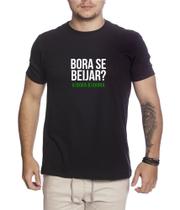 Camiseta Divertida Carnaval 2023 Bora se Beijar Sim Ou Claro Opções AB