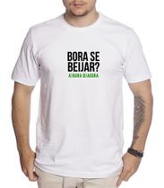 Camiseta Divertida Carnaval 2023 Bora se Beijar Sim Ou Claro Opções AB