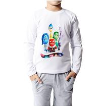 Camiseta Divertidamente de Criança Manga Longa Poliéster