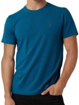 Camiseta DKNY de Algodón Suave con Cuello Redondo Corte Clásico Azul