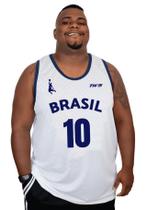 Camiseta do Brasil Basquete Plus Size Adulto