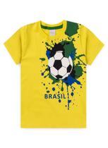 Camiseta Do Brasil Bola Amarela