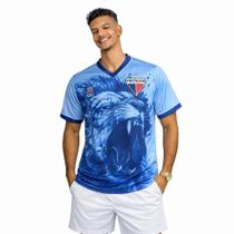 Camiseta do Fortaleza Leão Feroz Azul Celeste Oficial - Camiseta do Fortaleza Leão Feroz Azul Celeste Oficial -