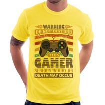 Camiseta Do Not Disturb This Gamer - Foca na Moda