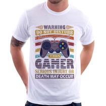 Camiseta Do Not Disturb This Gamer - Foca na Moda