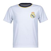 Camiseta do Real Madrid Infantil Menino Braziline Hala Branco